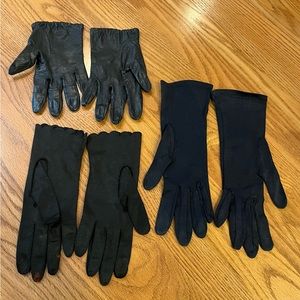 Set of 3 pair size medium vintage women’s gloves.